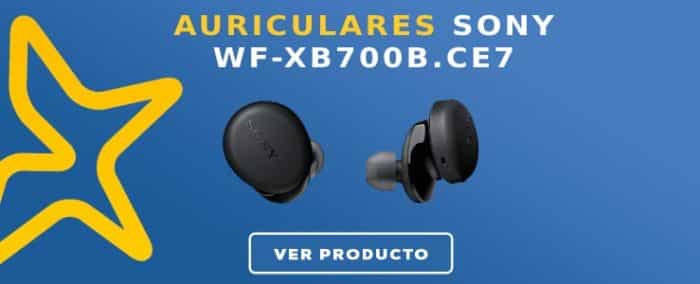 Auriculares Sony WF-XB700B.CE7
