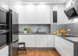 horno puerta abatible