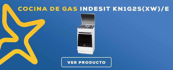 cocina de gas con horno indesit