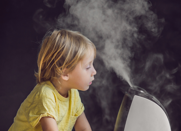 HUMIDIFICADOR, son dispositivos que emiten vapor para aumentar los niveles  de humedad en el aire (humedad). Especial para colocar en la pieza del niño