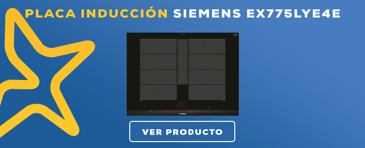 placa de inducción Siemens