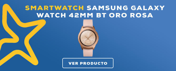 smartwatch Samsung Galaxy Watch 42mm BT Oro Rosa