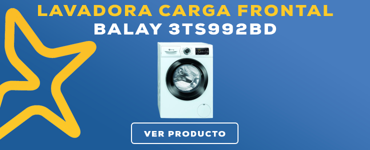 LAVADORA CARGA FRONTAL Balay 3TS992BD