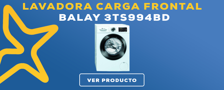 LAVADORA CARGA FRONTAL Balay 3TS994BD