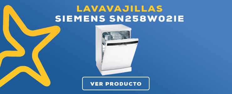 lavavajillas Siemens SN258W02IE