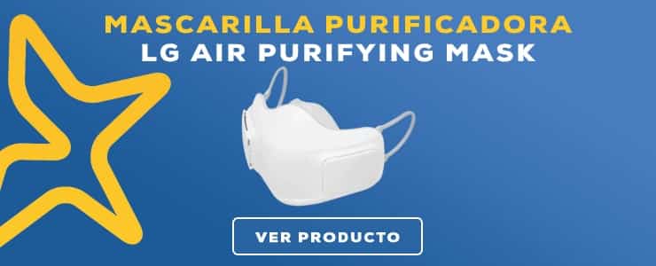 mascarilla purificadora lg air purifying mask