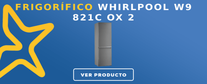 Frigorífico combi Whirlpool W9 821C OX 2