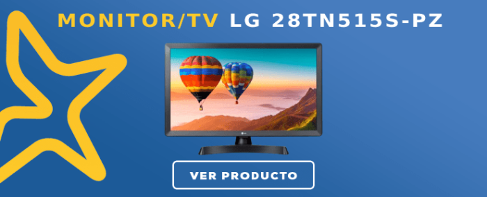 MonitorTV LG 28TN515S-PZ