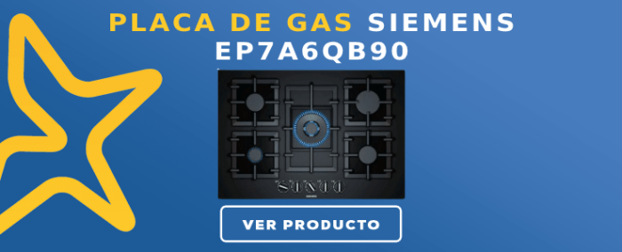 Placa de gas Siemens EP7A6QB90