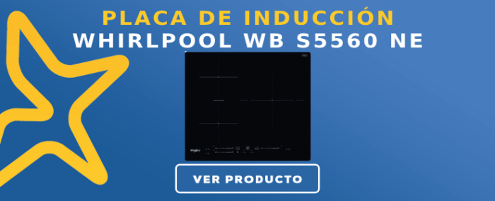 Placa de inducción Whirlpool WB S5560 NE