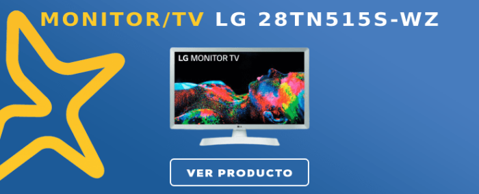 MonitorTV LG 28TN515S-WZ