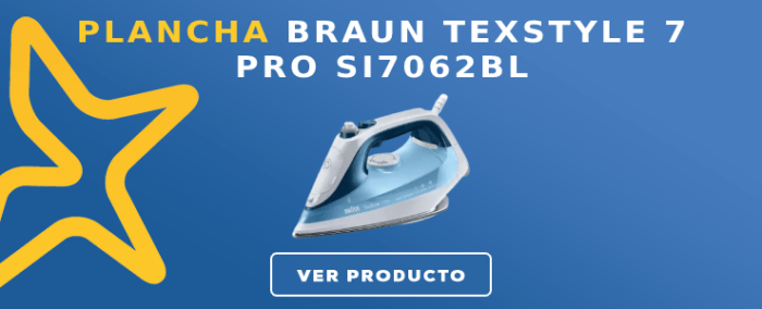 Plancha Braun TexStyle 7 Pro SI7062BL