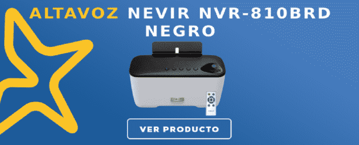 Altavoz Nevir NVR-810BRD Negro
