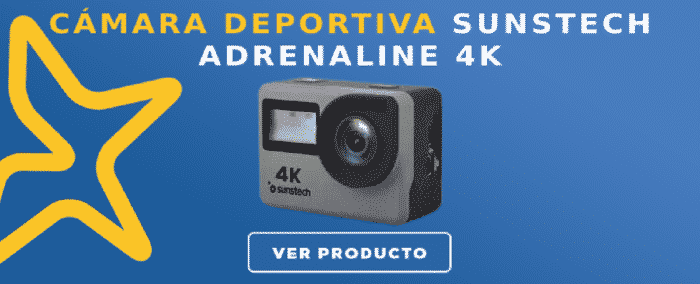 Camara Deportiva Sunstech ADRENALINE 4K
