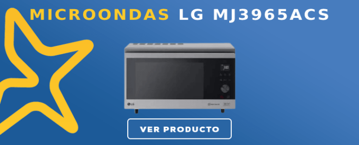 Microondas LG MJ3965ACS | Compra en Euronics.es| Compra en Euronics.es