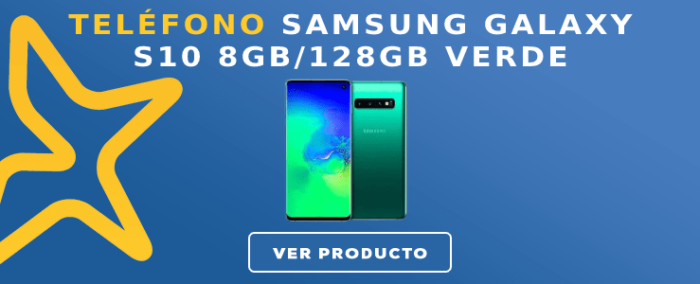 Telefono libre Samsung Galaxy S10 8GB/128GB Verde