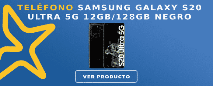 Telefono libre Samsung Galaxy S20 Ultra 5G 12GB/128GB Negro