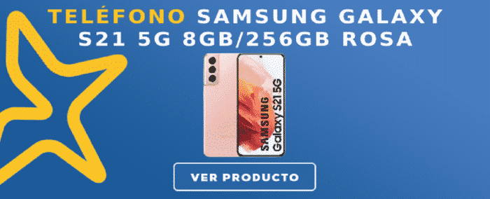 Teléfono libre Samsung GALAXY S21 5G 8GB/256GB Rosa