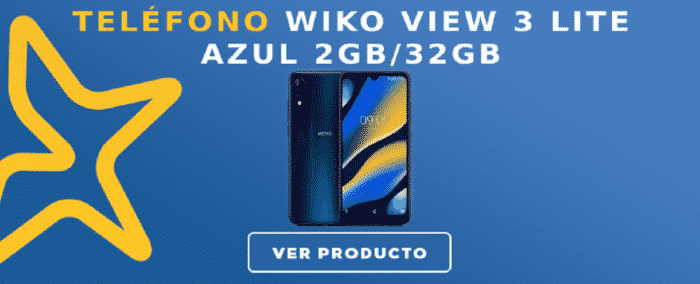 Teléfono libre Wiko View 3 Lite Azul 2GB/32GB
