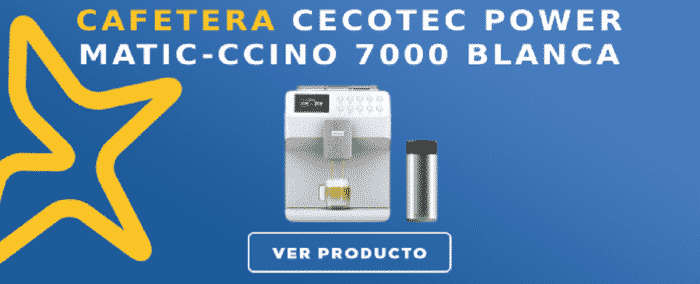 Cafetera Cecotec Megautomatica POWER Matic-ccino 7000 Blanca