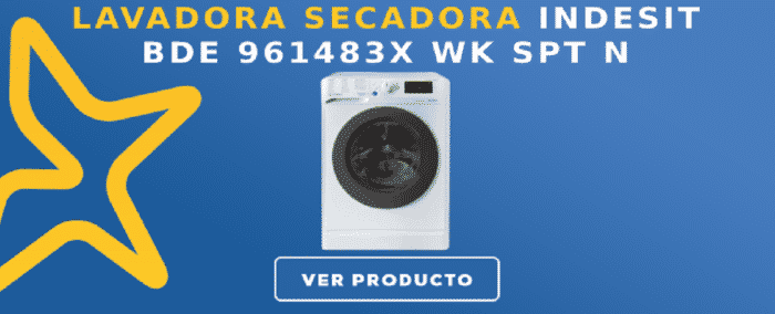 Lavadora secadora Indesit BDE 961483X WK SPT N