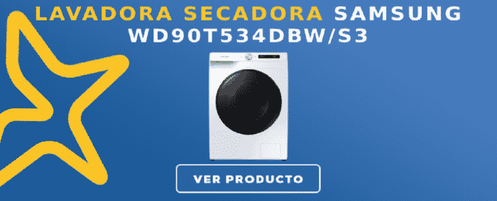 Lavadora secadora Samsung WD90T534DBW/S3