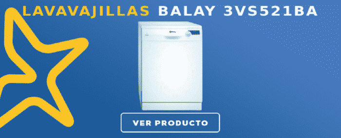 Lavavajillas Balay 3VS521BA