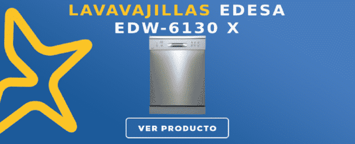 Lavavajillas Edesa EDW-6130 X