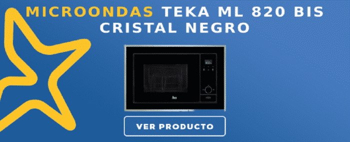 Microondas Teka ML 820 BIS Cristal Negro