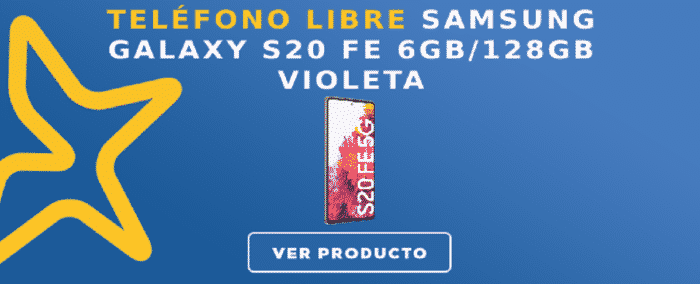 Telefono libre Samsung Galaxy S20 FE 6GB/128gb Violeta
