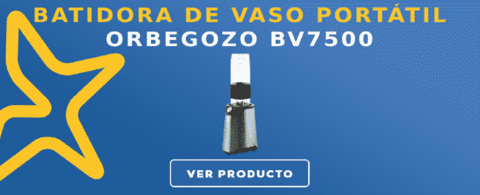 Batidora de vaso portátil Orbegozo BV7500