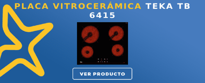 placa vitrocerámica Teka TB 6415