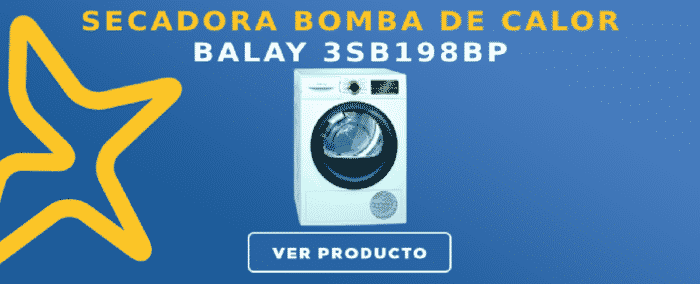Secadora bomba de calor Balay 3SB198BP