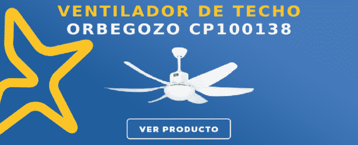 Ventilador de techo Orbegozo CP100138