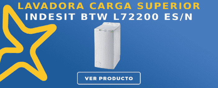 Lavadora carga superior Indesit BTW L72200 ES/N