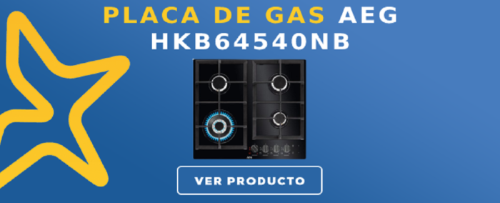 Placa de gas AEG HKB64540NB