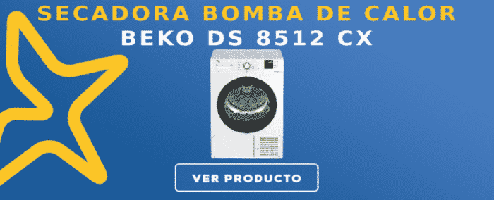Secadora bomba de calor Beko DS 8512 CX