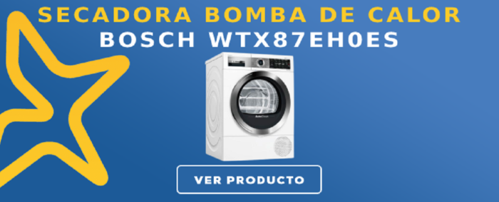 Secadora bomba de calor Bosch WTX87EH0ES