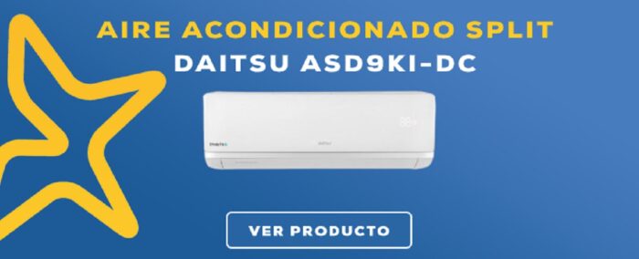 Aire acondicionado split Daitsu ASD9KI-DC