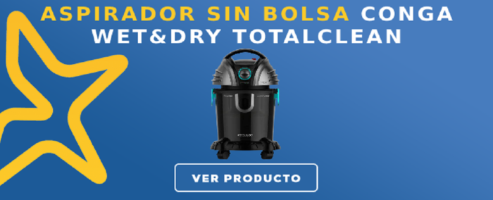 Aspirador Conga Wet&Dry TotalClean