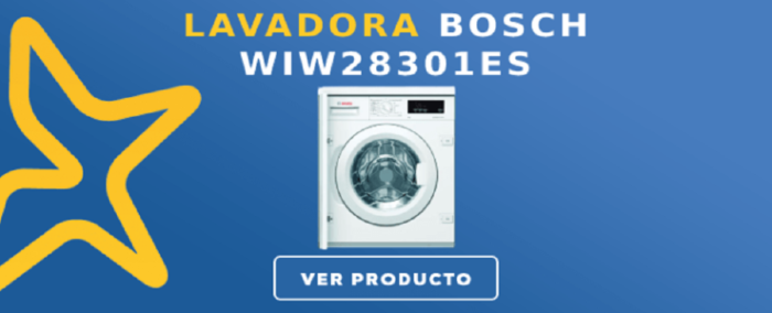 Lavadora carga frontal Bosch WIW28301ES