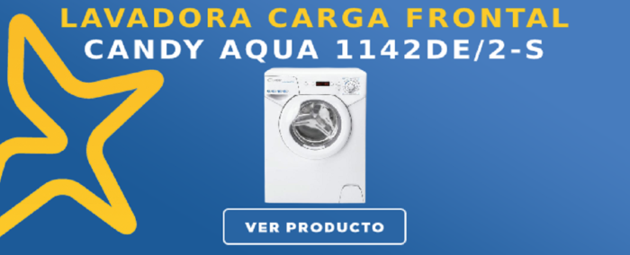 Lavadora carga frontal Candy AQUA 1142DE/2-S