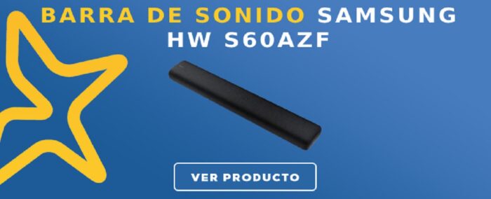 Barra de sonido Samsung HW S60AZF