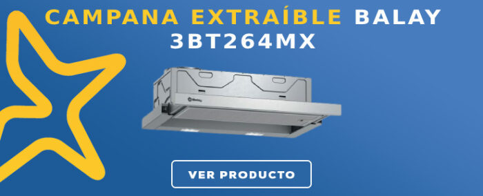Campana extraíble Balay 3BT264MX