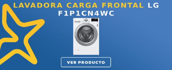 Lavadora carga frontal LG F1P1CN4WC