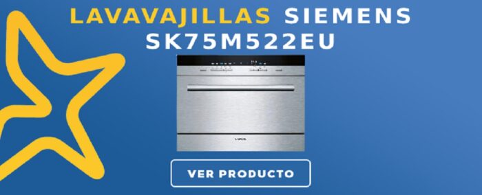 Lavavajillas Siemens SK75M522EU