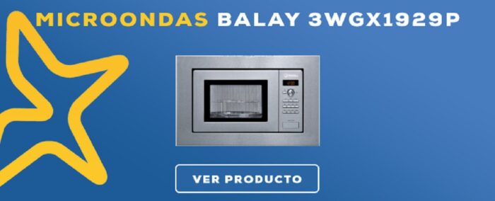 Microondas Balay 3WGX1929P