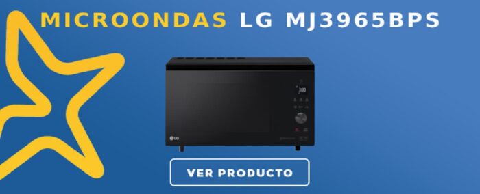 microondas LG MJ3965BPS