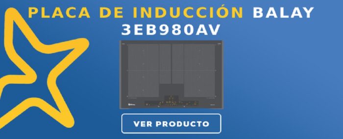 Placa de inducción Balay 3EB980AV
