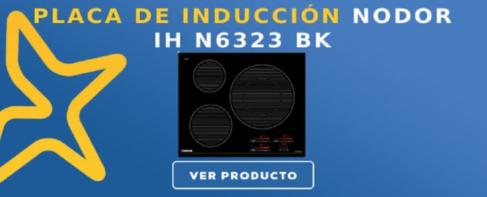 placa de inducción Nodor IH N6323 BK